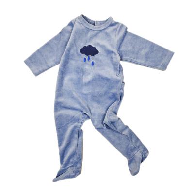 China Good Quality Breathable Wholesale Customized Organic Long Sleeve Knit Baby Romper for sale