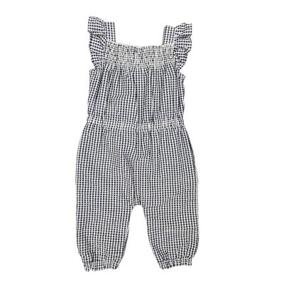 China Breathable and High Quality Sales Little Girl Summer Baby Strap Romper for sale