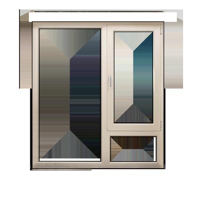 China Classy and Sensitive Lightweight Broken Bridge Window and Aluminum Door Rolling for sale