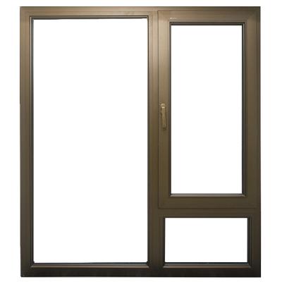 China High Quality Sound Proof Heat Insulation Aluminum Casement Window Home Rolling Windows For Private House Or Commercial Building for sale