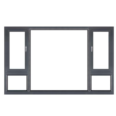 China Simple Design Aluminum Frame Casement Window French Door Home Rolling Windows For Private House For Commercial Building for sale