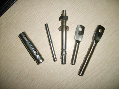 China SS304 Flat head bolt M8X80, Adjustable arm, tam, wedge bolt, expansion bolt, fastener ,hex bolt for sale