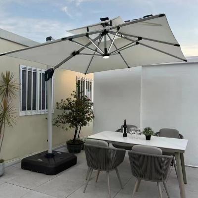 China Sun Wind Rain Proof High Quality Outdoor Furniture Luxury hydraulic Roma patio umbrellas for sale