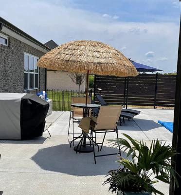 China Eco Friendly Sunshade Environmental protection Waterproof prevent bask in 3 m Pull on the rope The simulation thatch umbrella for sale