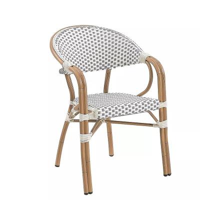 China Durable Material Outdoor Comfortable And Durable Leisure Rattan Chair For Garden And Cafe Restaurant for sale