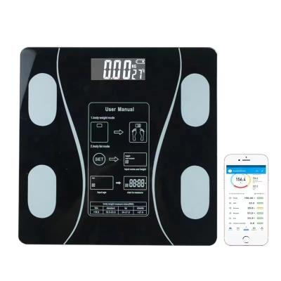 China Portable Fat Scale Human Body Health Fat Scales Body Measurement Weight Function Clearance Actions Spells LED Display Fat Scales for sale