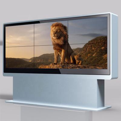 China SDK Factory Price Floor Stand 3X3 1.7mm/3.5mm/8mm VCR LCD Display For Advertising Video Wall for sale