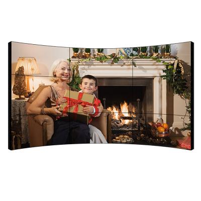 China UHD 2K 1920*1080 43inch Indoor Splicing Screen 8mm TV Wall Display Wall Display 2x2 Economical LCD Video Wall for sale