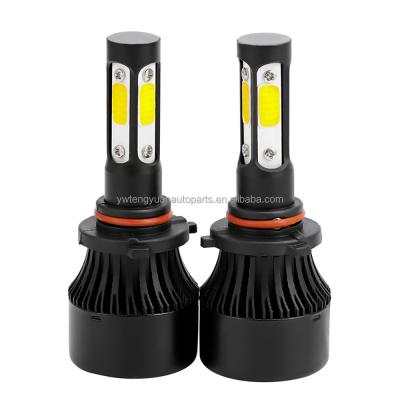 China Hot Sale 9005 Aluminum Alloy Led Lights 4 Sides LED Headlight X7 6000K 8000LM Led Headlight Bulb H4 for sale