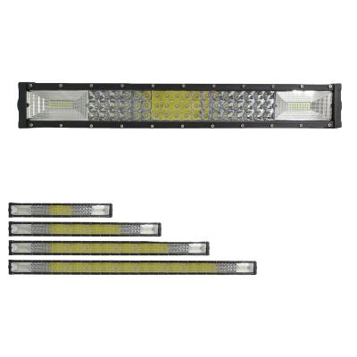 China Automobile Lamp 22 32 42 Off Road 52 Inch Triple Row Spot Flood Combo Curve Led Light Bars For Jeep SUV 4WD 4X4 ATV Truck for sale