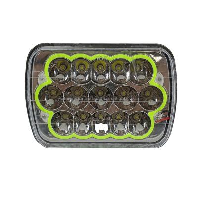 China Super Bright 7inch 45w Green COB Die Cast Aluminum Housing Aperture Led Work Light IP67 Led Auto Light For Truck for sale