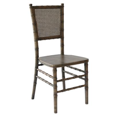 China Modern Cane Back Rattan Oval Chair Wedding Banquet Chair For Sale for sale