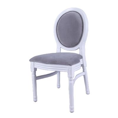 China Luis Xvi Style French Rattan Back Wedding Movable Solid Wood Chair Stackable Banquet Seat Event Cheap Wholesale Modern for sale