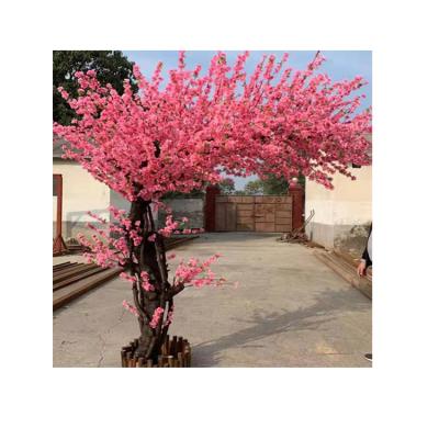 China Artistic Professional Manufacture Customized China Color Size Artificial Flower Fake Plastic Tree For Decoration for sale