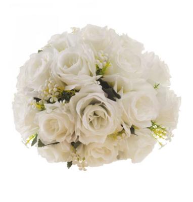 China Artistic Good Quality Marriage Proposal Valentine's Day Hot Selling Wedding Flowers Artificial Bridal Bouquet for sale