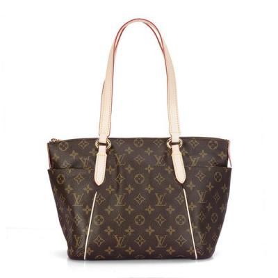 China Feminino de lona couro oxidante aparando douradas latão LV Monogram bolsas totalmente PM à venda