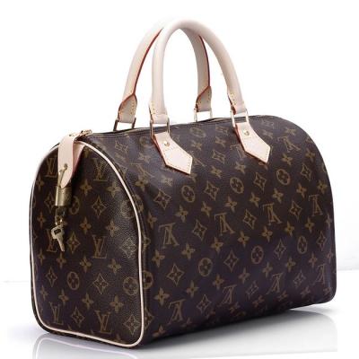 China Bolsas de monograma LV Speedy 30 com Shinning Hardware de latão dourado de lona para senhora à venda