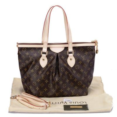 China Bolsa de perfeita qualidade LV Monogram Palermo PM de espelho com monograma Soft canv M40145 à venda