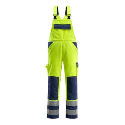 China Breathable High Visibility Bib Pant Safety Rain Gear Hi Vis Waterproof Reflective Work Overalls For Men for sale