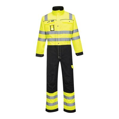 China Breathable Custom Safety Clothing Linesmen Flame Retardant Aerial Suit With Reflective Tape for sale