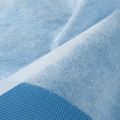 China Anti-bacteria SS PP spunbond nonwoven fabric for mask 1ply and 3 ply for sale