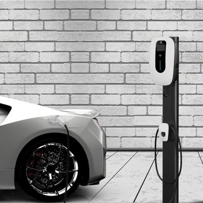 China IEC 62196 Commercial Electric Car Charger Station 7KW EU Standard EU EV Charging Pile for sale