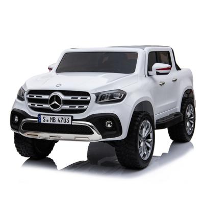 China Ride On Toy BENZ 2020 Licensed rc Pickup JIAJIA Ride On Remote Control Car Truck for sale