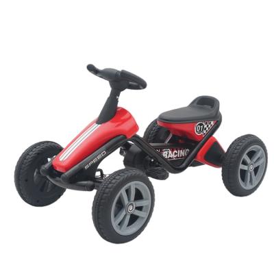 China Wholesale Popular 2.4G Kids Remote Control Ride On Kart Toys Four-wheel Drive Pedal Kart Children's Seat for sale