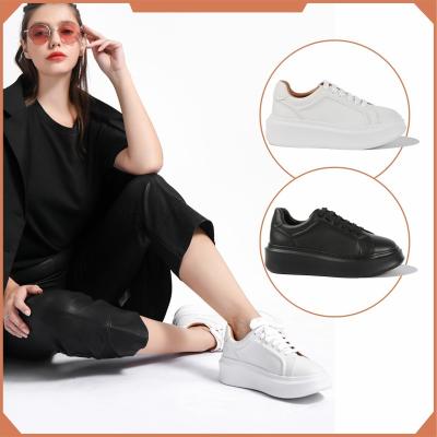 China Cushioning Can Be Soled Comfortable Casual Thick Classic Small Leather Shoes Customized White Women for sale