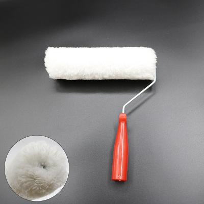 China Long Cotton Yarn Hair Roller Brush Outdoor Wall Paint Roller Brush Paint Maker for sale