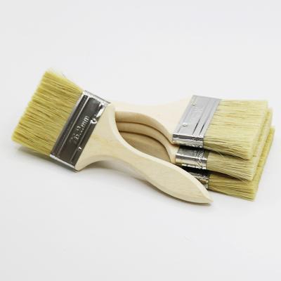 China Wholesale High Quality Wooden Bristle Bristle Handle Paint Brush for sale