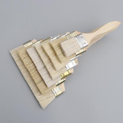 China Manufacturer wholesale two inch paint brush, 12mm thick wooden handle, high grade paint brush for sale