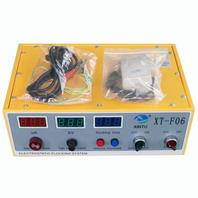 China China factory electrostatic flocking machine XT-F06 with assembling box for sale