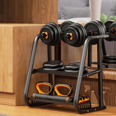 China Modern Dumbbell Set With Adjustable Rack Dumbbell Rack Three Dumbbell Rack for sale