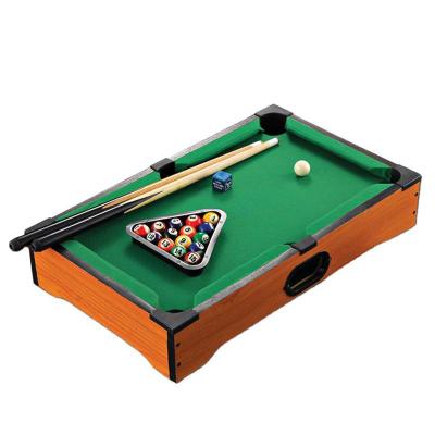 China Factory hot sale indoor mini pool pool table for kids mini snooker pool table 51.5*31.5*9.5cm for sale