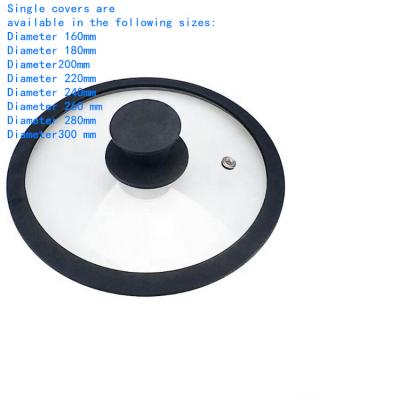 China Silicone Stocked Glass Cooking Jar Lid for sale