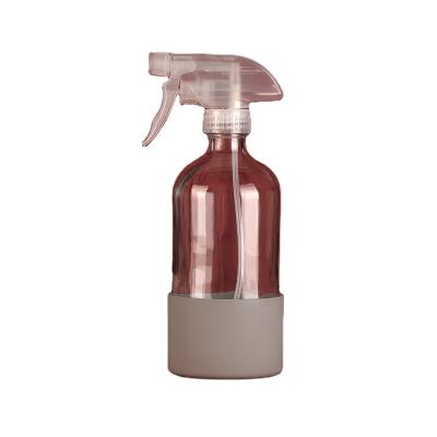 China Agriculture Fine Quality 250ml Non-slip Reusable Spray Clear Glass Spray Bottle for sale