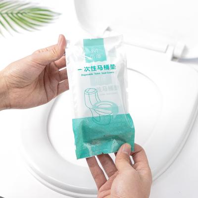 China Public Travel Disposable Individually Wrapped Hygienic Toilet Seat Covers Large Disposable Waterproof for sale