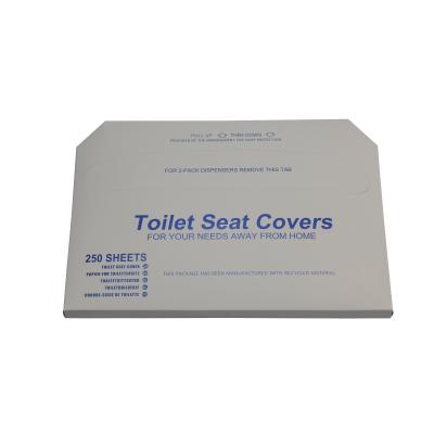 China 1/2 Times 250/Pack 14g Virgin Disposable Toilet Pulp Factory Made Disposable Seat Cover For Daily Use for sale