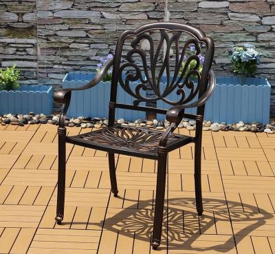 China Durable Garden Bistros Dining Metal Barbecue Table Fire Pit Set Outdoor Set / Garden Table Dining Set for sale