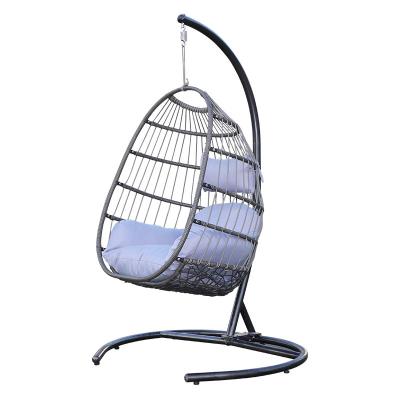 China Modern Wicker Bedroom Patio Balcony Swing Chair Outdoor Garden Furniture Hanging Egg for sale