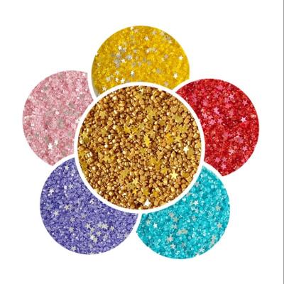 China Disposable Mixed Edible Bakery Decorating Ingredients Sprinkles Flakes Sugar Beads For Cake Tools 500g for sale