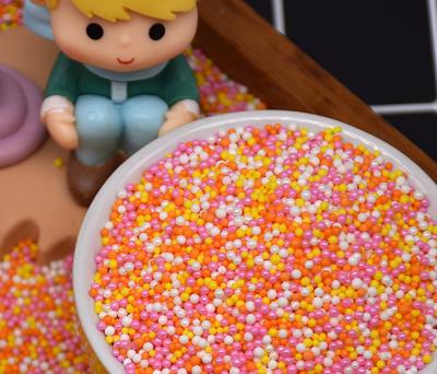 China Disposable Edible Colorful Edible Pearl Cake Decoration Sprinkles for sale