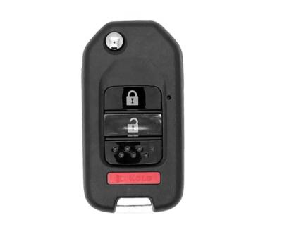 China Replace Car Key Factory Directly Wholesale Modified For Honda 2+1 Button Flip Remote Key Shell for sale