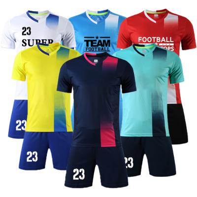 China Shirts & Tops Fast Soccer Jersey Wholesale Sublimation Pattern Black Red White Soccer Jersey for sale