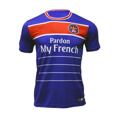 China 2019 Wholesale Cheap Thai Quality Quick-drying Healong Club Soccer Jersey Football Shirt Men Sports Clothing for sale