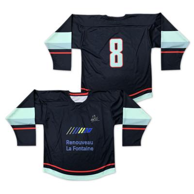 China Custom Hockey Jersey Sets Sublimation Printing Design Ice Hockey Uniform for sale