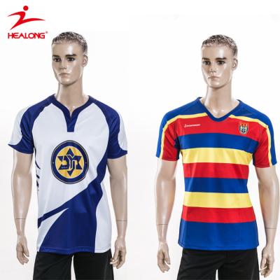 China Custom Made 100% Polyester Antibacterial High Quality Sublimation Chile Rugby Shirts Tank Tops Equipment For Men for sale