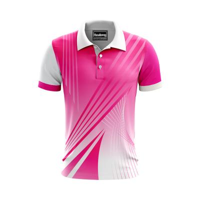 China Anti-pilling Embroidery Customized Logo Golf Polo Shirt Plain Blank Sublimation Polo Shirt for sale