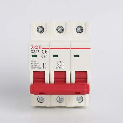 China Mini Circuit Breaker Mini 2 3 Plug-in Type Electric Mini Circuit Breaker 10kA 4 Pole for sale